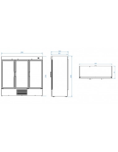 Expositor de congelados Infrico Mod. ERC 200 PH BT