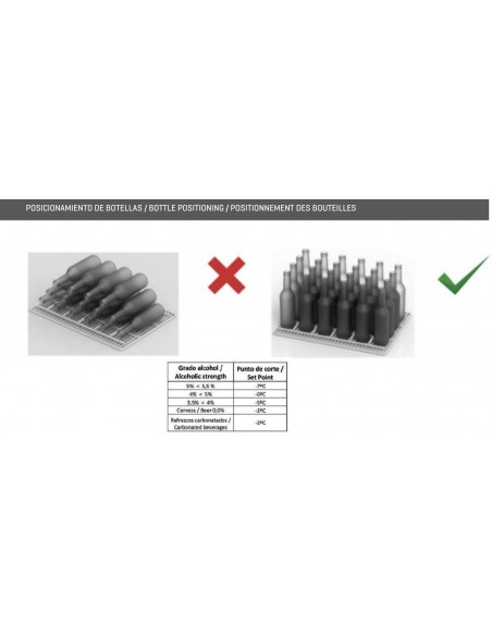 Enfriador de botellas supercooler Infrico Mod. SPC501B