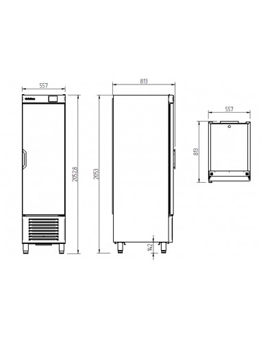 Armario refrigerado Infrico Mod. AN 401 CR, con...