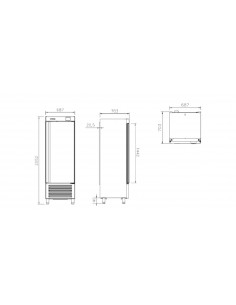 Armario refrigerado Infrico Mod. AN 501 T/F 2