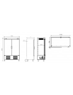Armario expositor de congelacion Infrico Mod. AN 1002 BT... 2