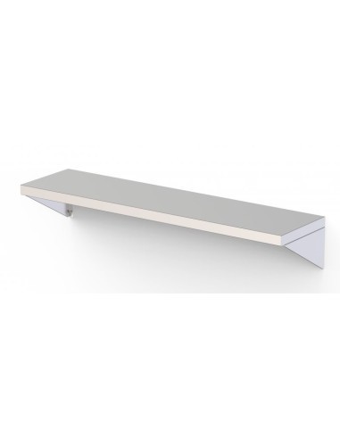 Estante inox a pared a medida Frihostel  0,8 metros