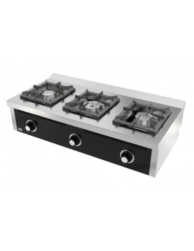 Cocina de sobremesa 3 fuegos Fainca Hr Mod. C3F600S, a gas