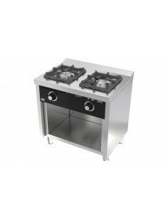 Cocina con estante 2 fuegos Fainca Hr Mod. C2F600E, a gas