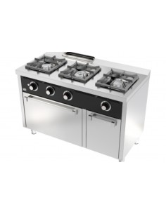 Cocina 3 fuegos con horno Fainca Hr Mod. C3F600H, a gas