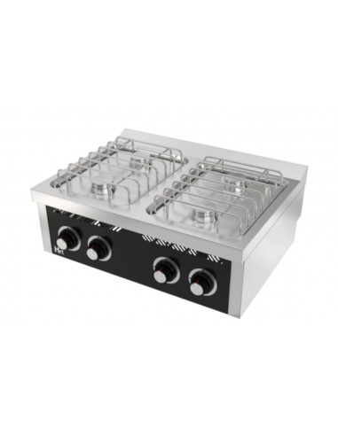 Cocina de sobremesa 4 fuegos Fainca Hr Mod. CB4F600S, a gas