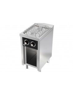Cocina con estante 2 fuegos Fainca Hr Mod. CB2F600E, a gas