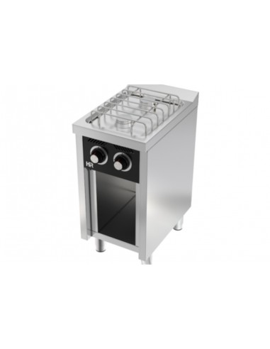 Cocina con estante 2 fuegos Fainca Hr Mod. CB2F600E, a gas