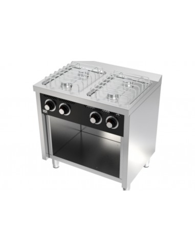 Cocina con estante 4 fuegos Fainca Hr Mod. CB4F600E, a gas
