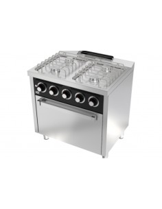 Cocina 4 fuegos con horno Fainca Hr Mod. CB4F600H, a gas