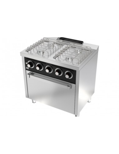Cocina 4 fuegos con horno Fainca Hr Mod. CB4F600H, a gas