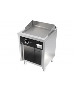 Fry-top con estante de acero rectificado Fainca Hr Mod....