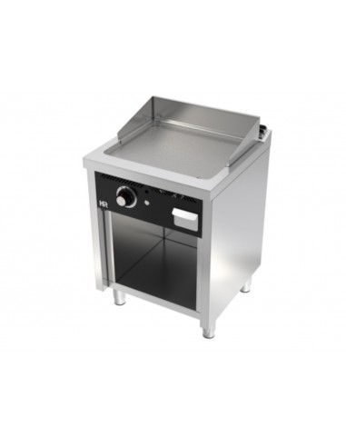 Fry-top con estante de acero rectificado Fainca Hr Mod. FT6006E, a gas