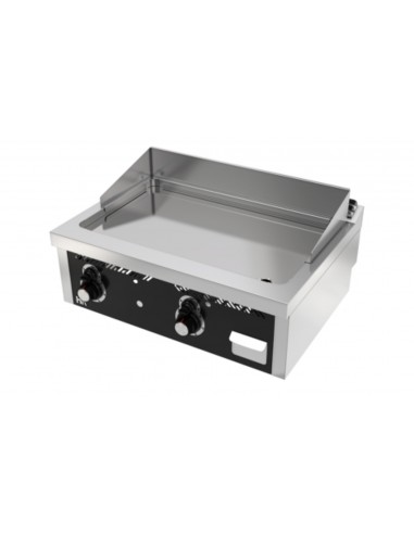 Fry-top sobremesa de cromo duro Fainca Hr Mod. FT6008SCR, a gas