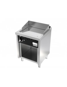 Fry-top con estante de cromo duro Fainca Hr Mod....
