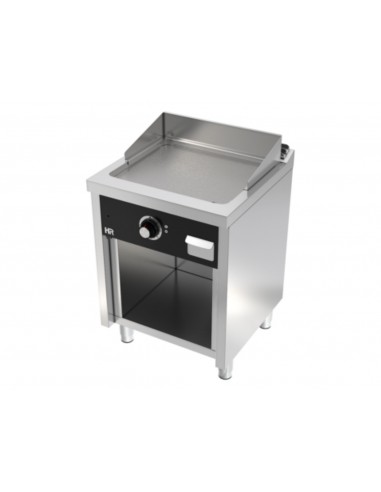 Fry-top con estante de acero rectificado Fainca Hr Mod. FTE6006E, electrico