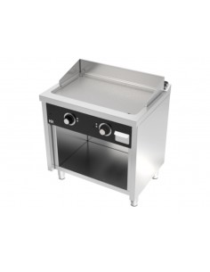 Fry-top con estante de acero rectificado Fainca Hr Mod....