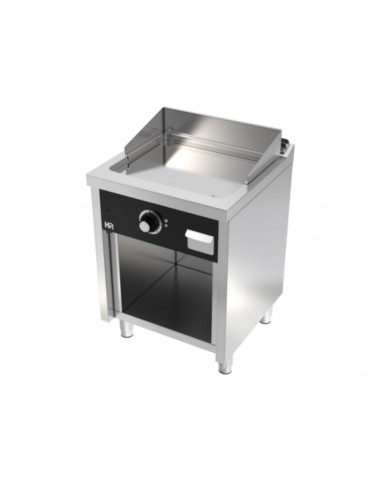 Fry-top con estante de cromo duro Fainca Hr Mod. FTE6006ECR, electrico