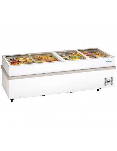 Conservadora expositora Infrico Mod. IL 2500 HC, puertas correderas de cristal
