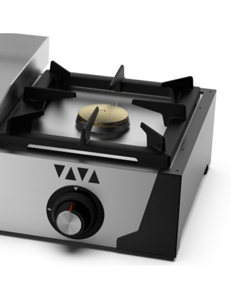 Plancha de acero rectificado con fogon Fainca Hr Mod. PLC8100RTF, a gas