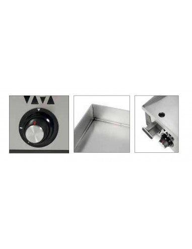 Plancha de cromo duro Fainca Hr Mod. PLC8100CR,...