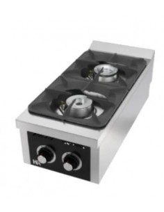 Cocina 2 fuegos de sobremesa Fainca Hr Mod. C2F900S, a gas