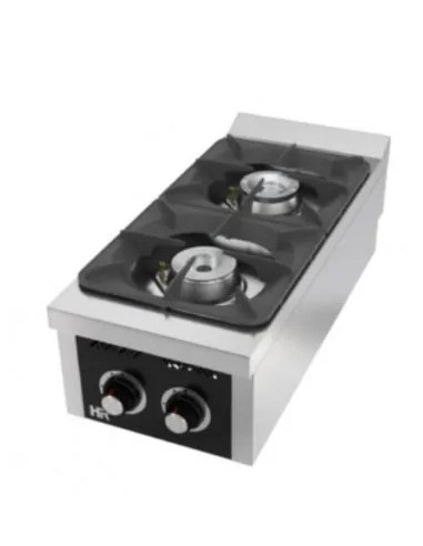 Cocina 2 fuegos de sobremesa Fainca Hr Mod. C2F900S, a gas