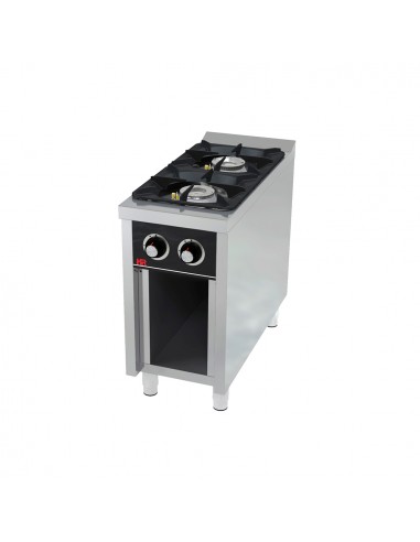 Cocina 2 fuegos con estante Fainca Hr Mod. C2F900E, a gas