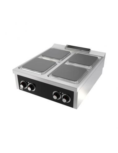 Cocina 4 placas de sobremesa Fainca Hr Mod. CE4P900S, electrica