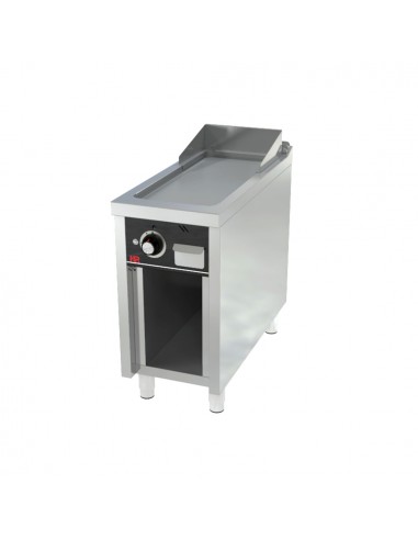 Fry-top de acero rectificado con estante Fainca Hr. Mod. FT9004E, a gas