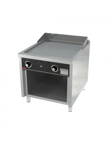 Fry-top de acero rectificado con estante Fainca Hr. Mod. FT9008E, a gas