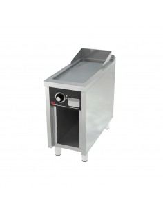 Fry-top de acero rectificado con estante Fainca Hr. Mod....