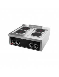 Cocina 4 placas de sobremesa Fainca Hr Mod. CE4F750S,...