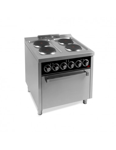 Cocina 4 placas con horno Fainca Hr Mod. CE4F750H, electrica