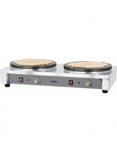 Crepera electrica doble premium CASSELIN Mod. CCD40EP