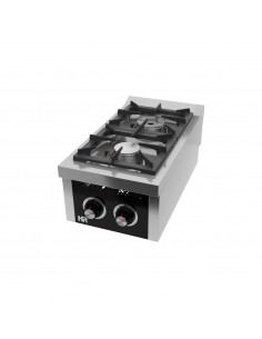 Cocina 2 fuegos de sobremesa Fainca Hr Mod. C2F750S, a gas
