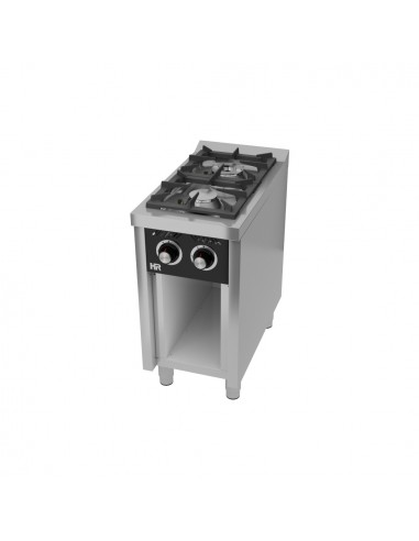 Cocina 2 fuegos con estante Fainca Hr Mod. C2F750E, a gas