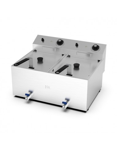Freidora alto rendimiento  Fainca Hr Mod. FD8L8LARC, electrica con grifo de descarga