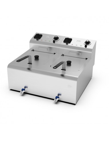 Freidora de alto rendimiento Fainca Hr Mod. FD8L8LAR600, electrica con grifo de descarga