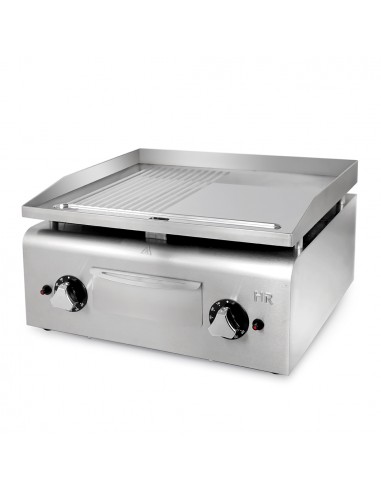 Plancha de acero rectificado Fainca Hr Mod. PLC600RTRN, a gas semiranurada