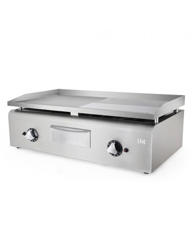 Plancha de acero rectificado Fainca Hr Mod. PLC900RTRN, a gas semiranurada