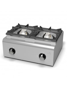 Cocina de sobremesa de  2 fuegos Fainca HR Mod. FG600, a gas