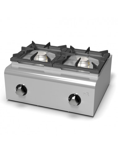 Cocina de sobremesa de  2 fuegos Fainca HR Mod. FG600, a gas