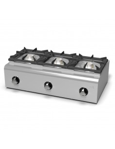 Cocina de sobremesa de  3 fuegos Fainca HR Mod. FG900, a gas