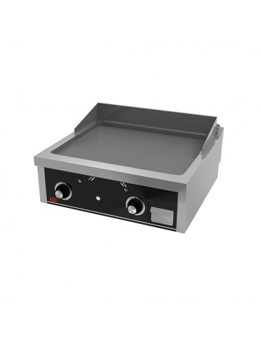 Fry-top de acero rectificado de sobremesa Fainca Hr Mod. FT7508S, a gas