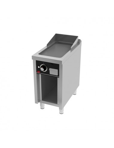 Fry-top de acero rectificado con estante Fainca Hr Mod. FT7504E, a gas
