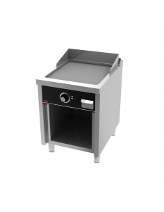 Fry-top de acero rectificado con estante Fainca Hr Mod....