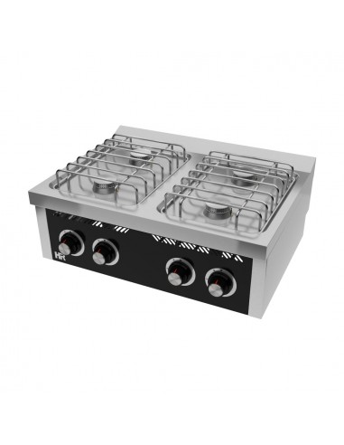 Cocina 4 fuegos de sobremesa Fainca Hr Mod. CB4F750S, a gas