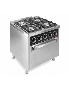 Cocina 4 fuegos con horno Fainca Hr Mod. C4F750H, a gas