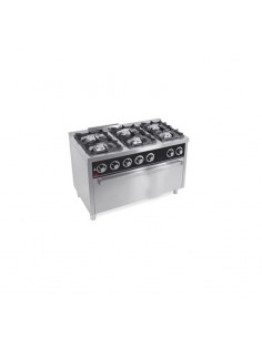Cocina 6 fuegos con horno maxi Fainca Hr Mod. C6F750HM, a...